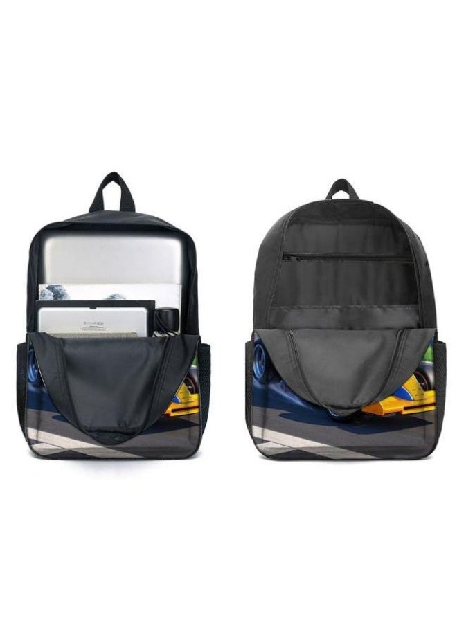 Cartoon three-piece schoolbag with zipper - 641  - Image 4