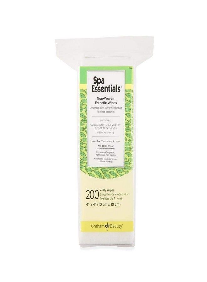 Graham Graham Spa Essentials Nonwoven Esthetic Wipes 4 X 4, 200 Count  - Image 3