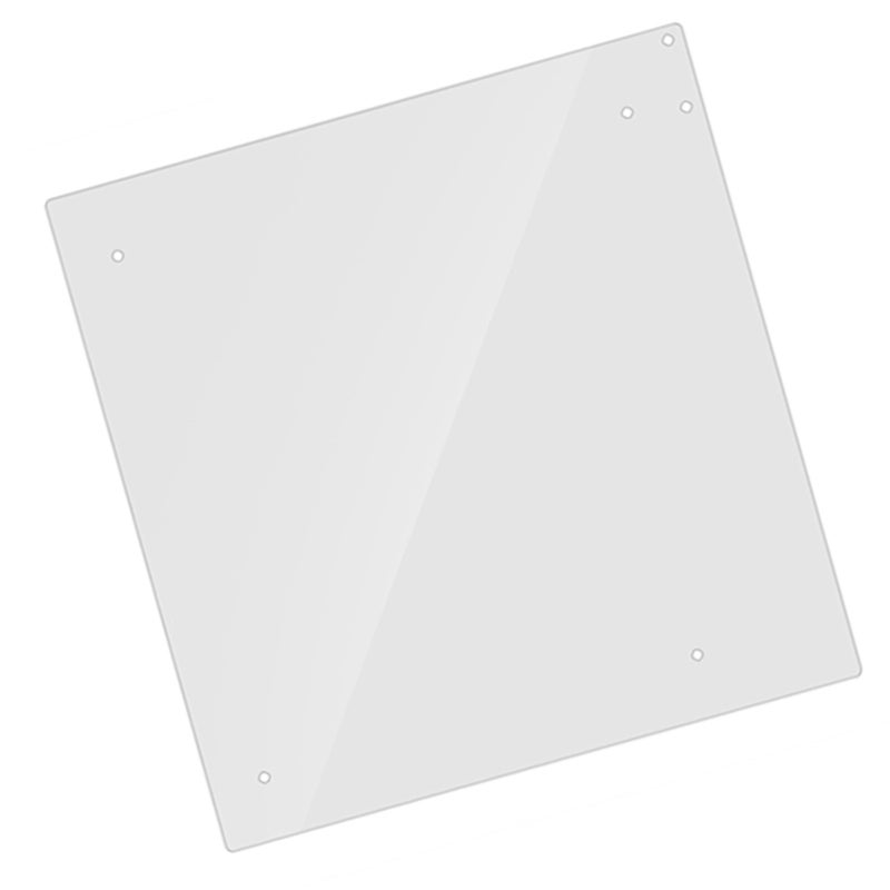 حافظة أكريليك للحاسوب PC، هيكل مفتوح ITX، صينية لوحة أم شفافة، منصة اختبار PC DIY للوحة الأم ITX، لعشاق ألعاب الكمبيوتر، تبريد أفضل، بناء حاسوب مفتوح الهواء. - Image 1