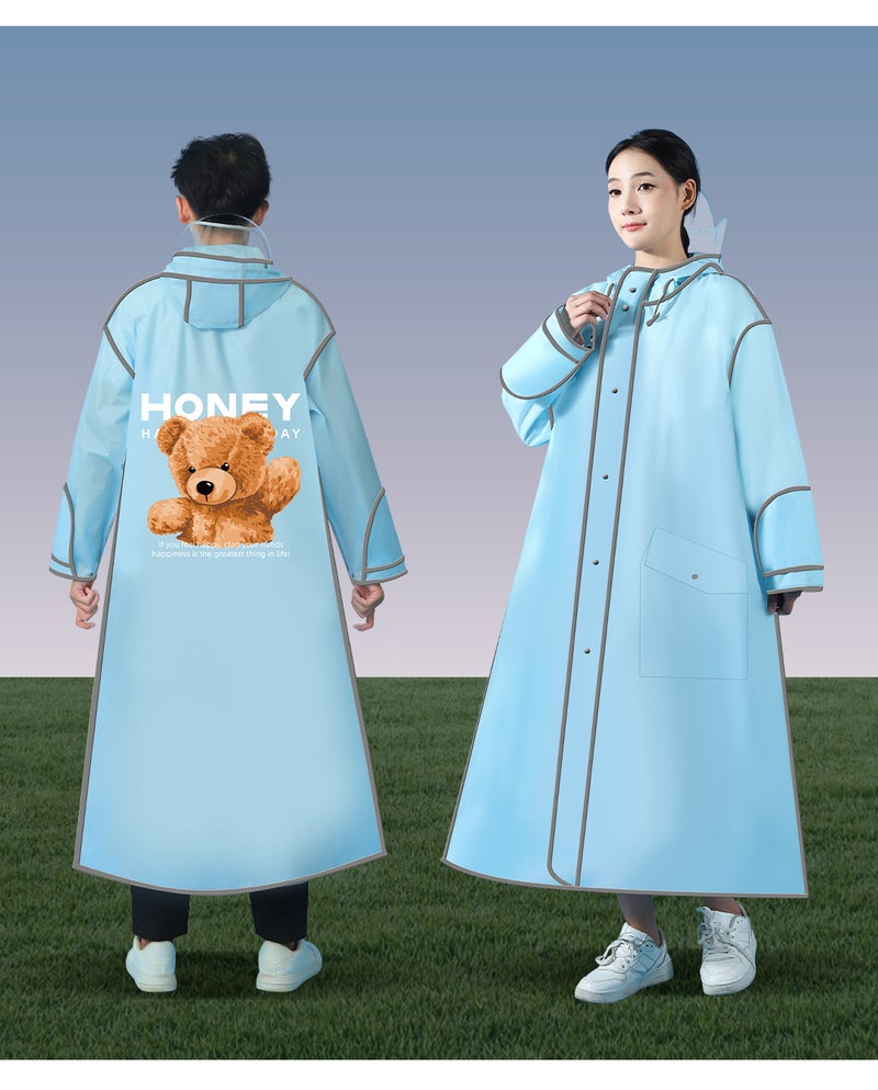Raincoat Electric Car Female Male Adult Anti-Rainstorm Full Body Male Female Student Raincoat Hiking Riding Raincoat For Men And Women - Image 1