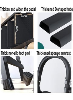 SUNRISE Folding 3 Step Ladder, Step Stool, Portable, Lightweight, Anti Slip Pedal, Handrail For Home Kitchen Office  - Image 4