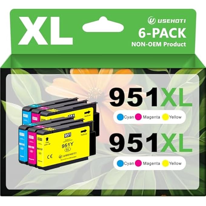 951XL COMPATIBLE FOR HP 951 INK CARTRIDGES COMBO PACK - Image 2