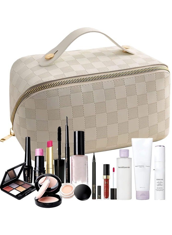 Sharpdo travel Makeup Bag and Large Capacity Cosmetic Bags for Women - Image 1