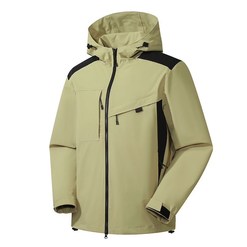 [3325] Waterproof Windproof Outdoor Jacket Men'S And Women'S Same Jacket Mountaineering Clothing Breathable Windbreaker Sports Jacket - Image 2