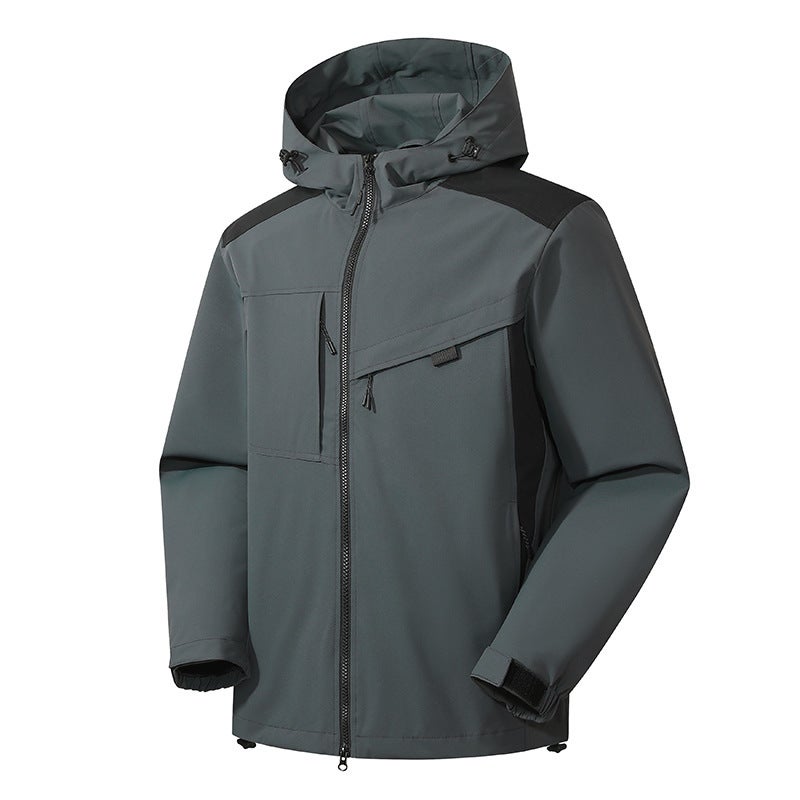 [3325] Waterproof Windproof Outdoor Jacket Men'S And Women'S Same Jacket Mountaineering Clothing Breathable Windbreaker Sports Jacket - Image 4