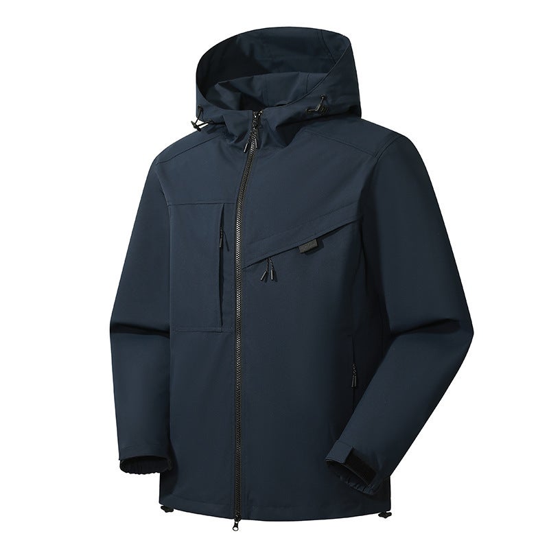 [3325] Waterproof Windproof Outdoor Jacket Men'S And Women'S Same Jacket Mountaineering Clothing Breathable Windbreaker Sports Jacket - Image 3