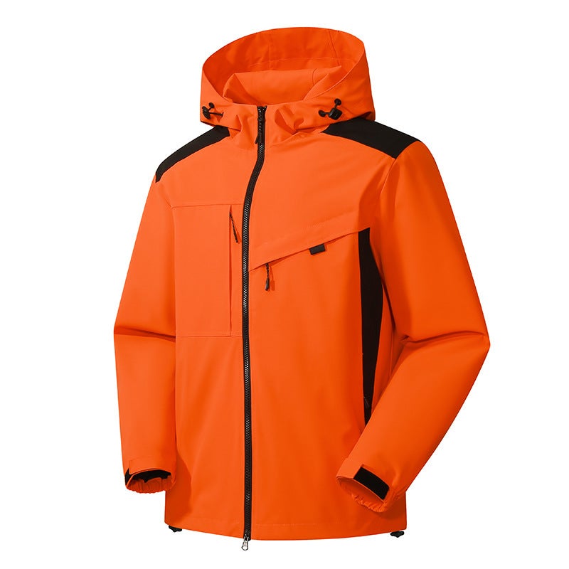 [3325] Waterproof Windproof Outdoor Jacket Men'S And Women'S Same Jacket Mountaineering Clothing Breathable Windbreaker Sports Jacket - Image 1
