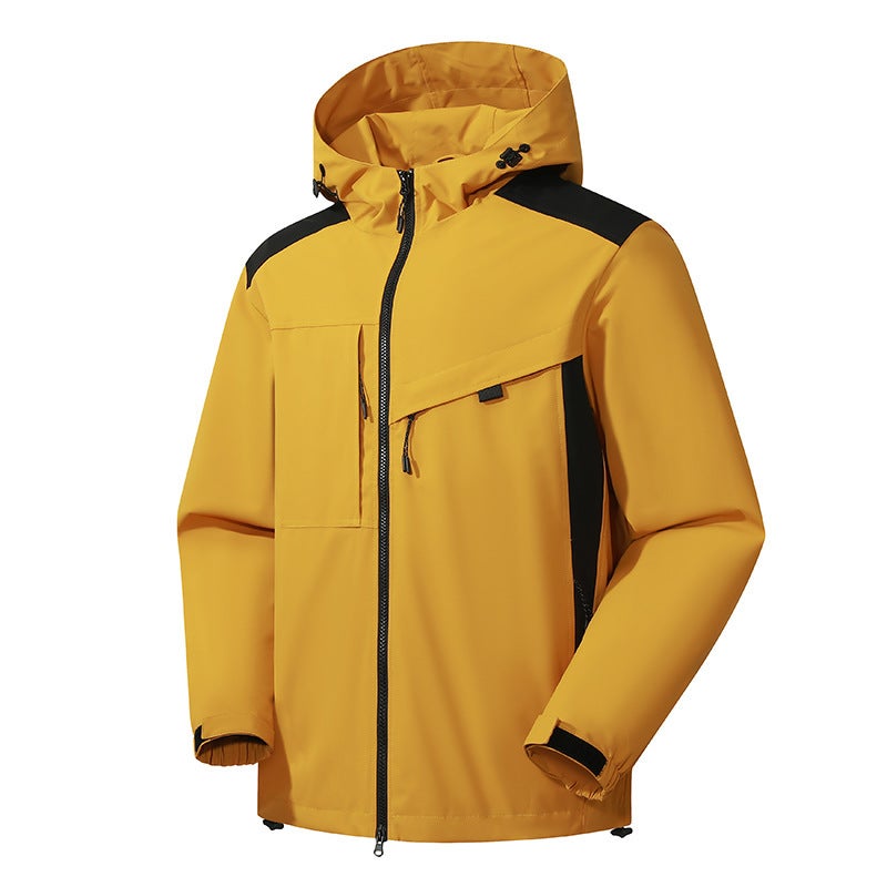 [3325] Waterproof Windproof Outdoor Jacket Men'S And Women'S Same Jacket Mountaineering Clothing Breathable Windbreaker Sports Jacket - Image 5