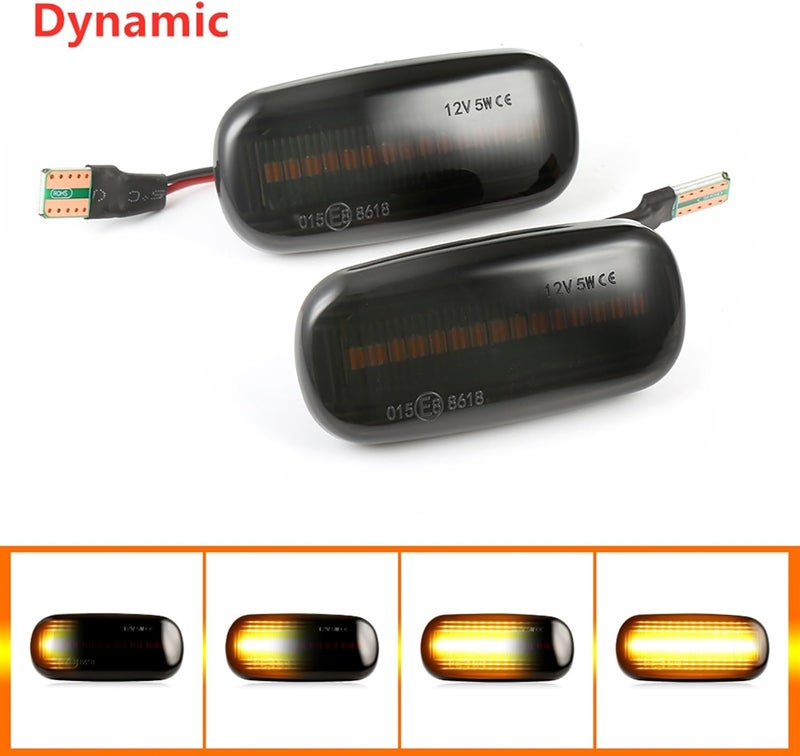 QASULER Dynamic Flowing Side Marker Signal Light - Image 3