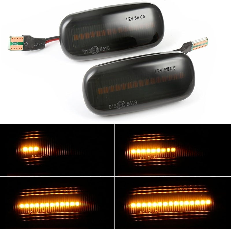 QASULER Dynamic Flowing Side Marker Signal Light - Image 4