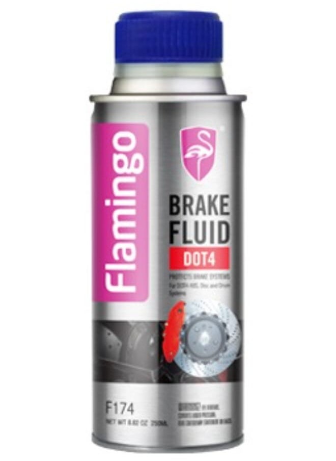 FLAMINGO Flamingo DOT 4 Brake Fluid - 250ml - F174 