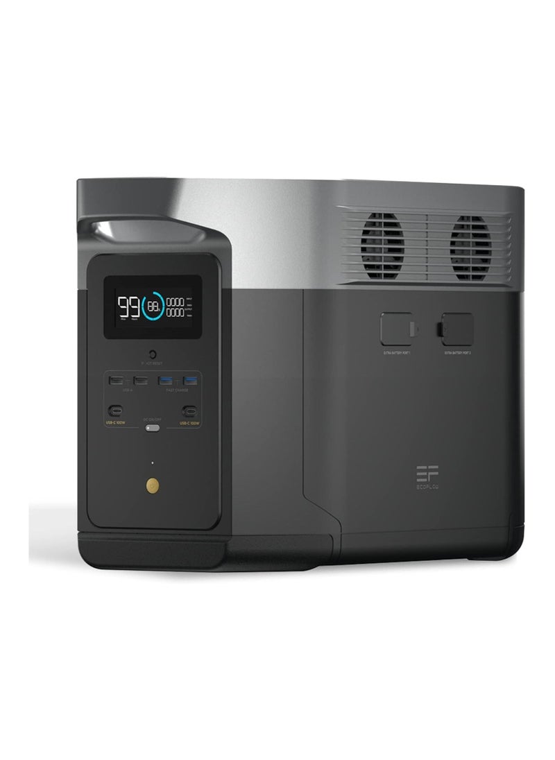 ECOFLOW EcoFlow DELTA Max (1600) Portable Power Station, 1612Wh Capacity with 4 x 2000W AC Outlets, Solar Generator for Home Backup, Emergency, Outdoor Camping or for Camping, RV, Outdoors, Off-Grid  - Image 1