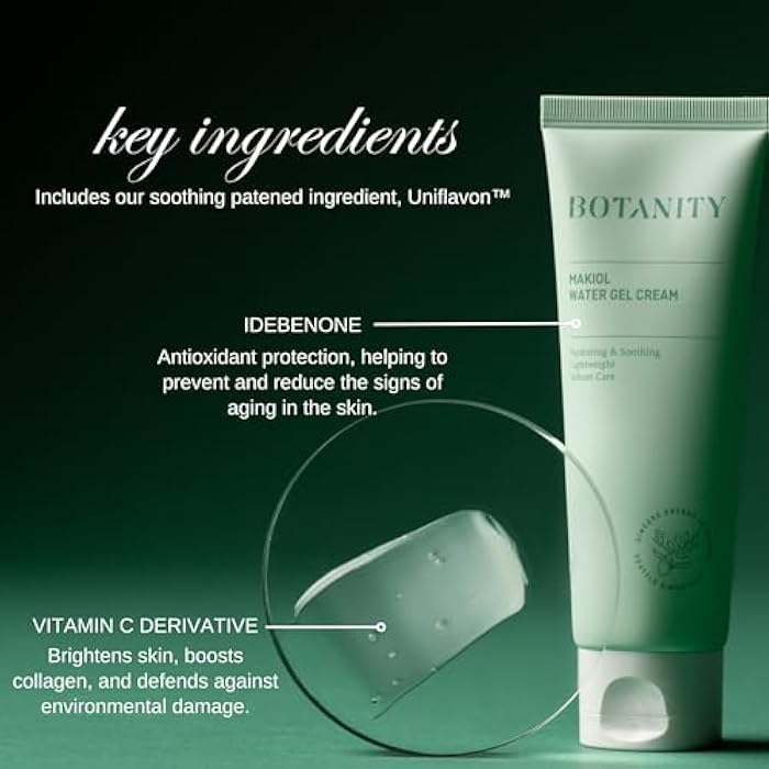 BOTANITY Makiol Water Gel Cream | Moisturizing | Sebum Care | Pore Management | Hydrating & Mattifying for Oily Skin | 2.82oz - Image 3