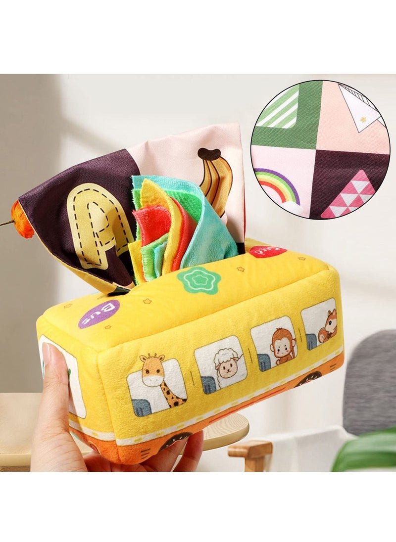 ULHYC Baby Tissue Box Toy Magic Toy Montessori Sensory Toys Montessori Toys for Babies 6-12 Months  - Image 3