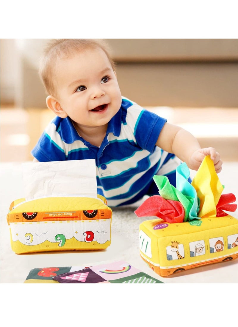 ULHYC Baby Tissue Box Toy Magic Toy Montessori Sensory Toys Montessori Toys for Babies 6-12 Months  - Image 5