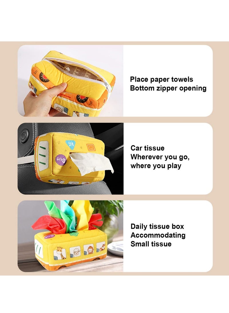 ULHYC Baby Tissue Box Toy Magic Toy Montessori Sensory Toys Montessori Toys for Babies 6-12 Months  - Image 2
