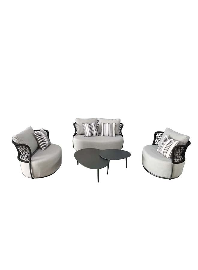 Suncoast Cobb Outdoor Sofa Set Black  - Image 2