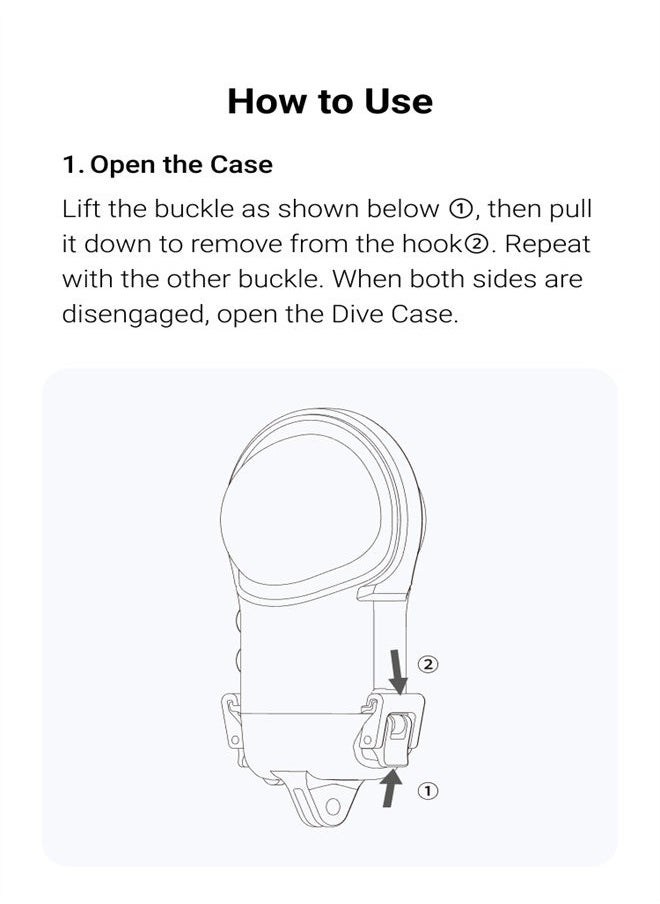 Insta360 X3 Invisible Dive Case