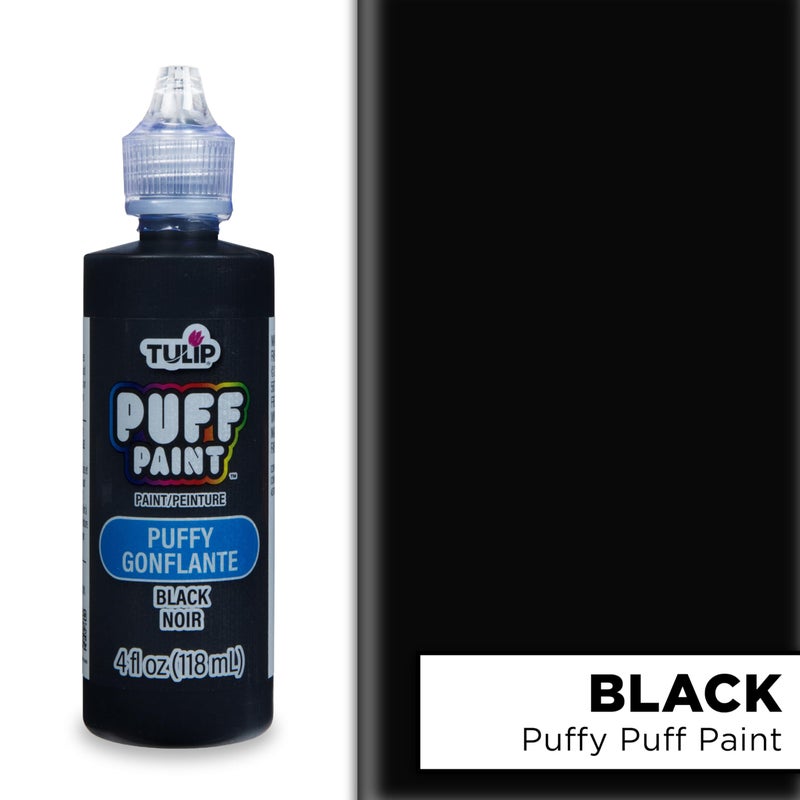 TULIP Puff Paint Puffy Black 4 Fl Oz (Pack of 1) - Image 2