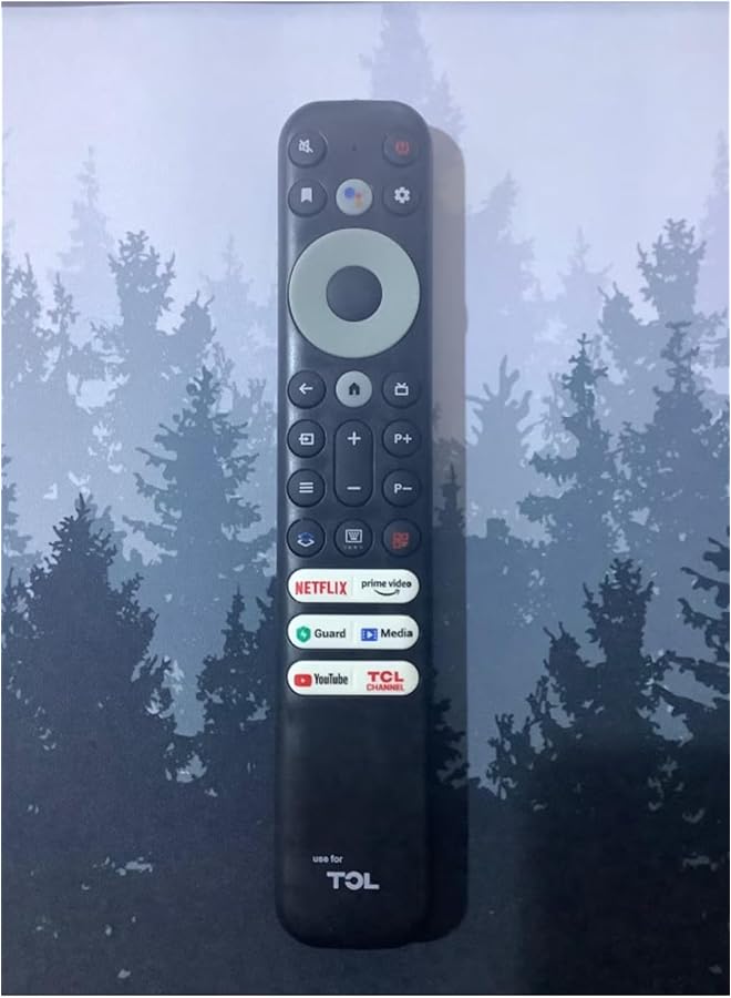 إيروريكس جهاز تحكم عن بعد بديل متوافق مع أجهزة تلفزيون Tcl Mini Led Qled 4K Uhd Smart Android – تصميم بديهي وميزات ذكية333 - Image 2