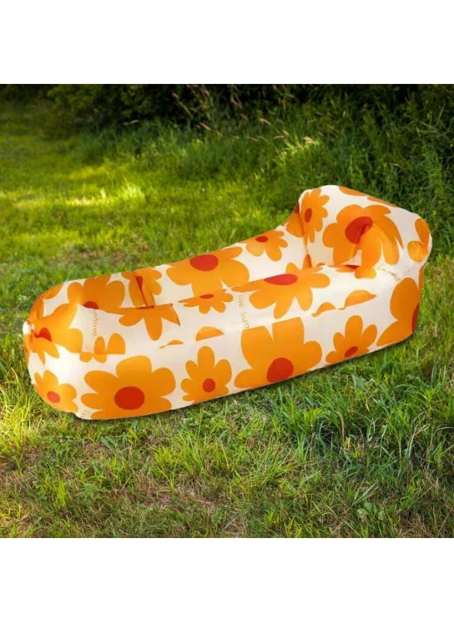 Meetion Inflatable Lounger | Air Sofa Chair Portable Couch Beach Chair,Convenient Waterproof Air-Filled Inflatable Lounger For Camping Pool Park Boating  - Image 5