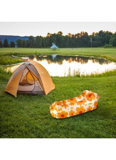 Meetion Inflatable Lounger | Air Sofa Chair Portable Couch Beach Chair,Convenient Waterproof Air-Filled Inflatable Lounger For Camping Pool Park Boating  - Image 4