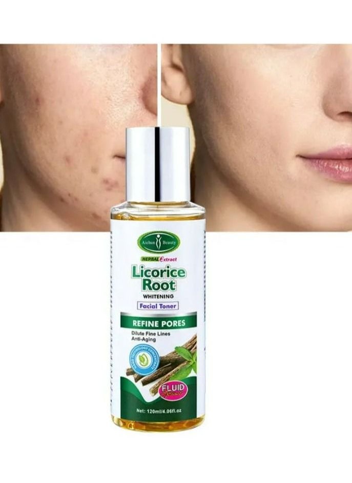 Aichun beauty Natural best licorice root extract skin care toner hydrating whitening moisturizing skin toner for face  - Image 2