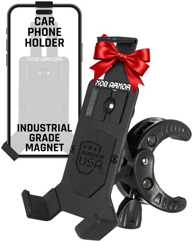Mob Armor Mob Mount Claw with 360Â° Rotation - Universal Phone Mounting Clamp for Motorcycle, Jeep, Dirt Bike, Car, ATV, Boat, Truck, Emergency Vehicle - Large, Black - Image 1