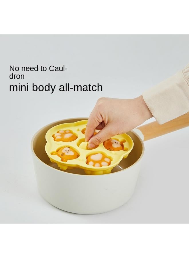 Bluejw Anbutton Baby Food Supplemented Steamed Cake Mold Baby Food Grade Silicone Cooking Baking Tools Cake Mold - Image 3