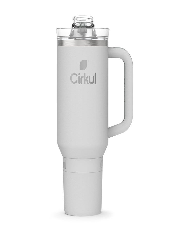 Cirkul كوب سيركول 40 أونصة من الفولاذ المقاوم للصدأ مع مقبض، مزود بشفاطة سترا سليب™، معزول بجدار مزدوج - Image 1