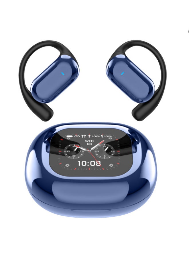 Ai Translation Headset Open Ear-hanging Bluetooth Headset Lcd Color Screen Noise Reduction Motion Long Continued