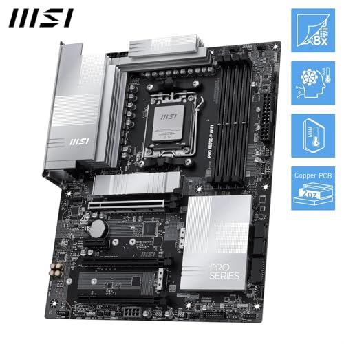 MICRO CENTER AMD Ryzen 9 9950X3D CPU Processor with MSI PRO X870E-P WiFi Motherboard (ATX, AM5, DDR5, PCIe 5.0 x16, M.2 Gen5, Wi-Fi 7) - Image 5