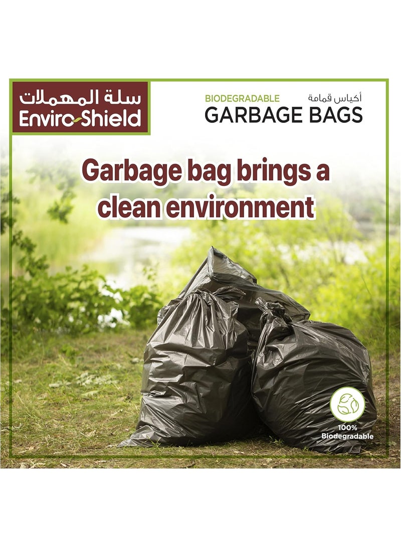 EnviroShield Biodegradable & Antibacterial 67 Gallon Garbage Bags Roll 10 Bags Multicolour - Image 5