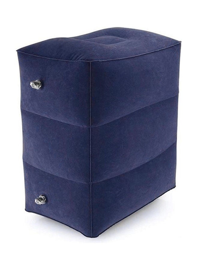 وسادة سفر قابلة للنفخ لدعم القدمين باللون الأزرق 45x40x25 سم - Image 1