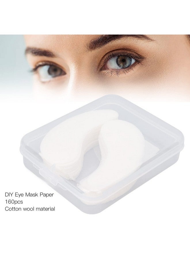 Brrnoo Under Eye Gel Patches 160Pcs Eye Care Facial Mask Paper Disposable Thin Eye Compressed Mask Towel Sheet For Salon Beauty Under Eye Collagen Patches Anti Aging Wrinkles Reduce Dark Circles Puffy Eyes - Image 3