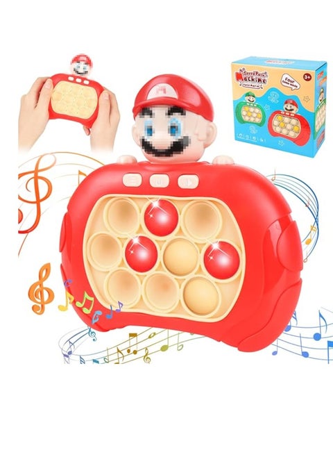 Quick Push Bubbles Game Console, Pop It Toy Electronic Fidget Toys, Popit Electronic Toy, Pop It Console, Quick Push Bubble Game, Speed Push Game Fidget Toys For Kids And Adults