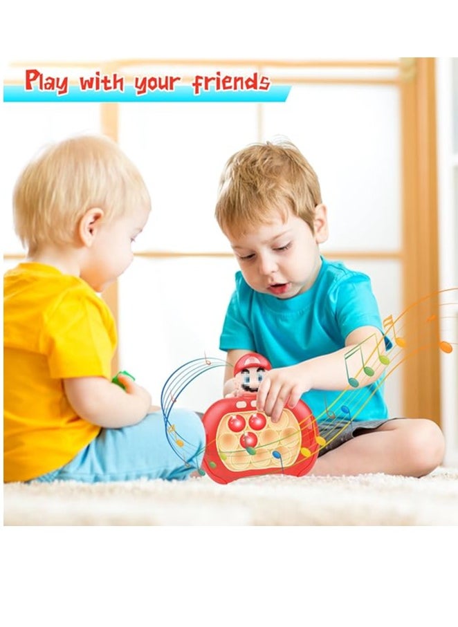 Quick Push Bubbles Game Console, Pop It Toy Electronic Fidget Toys, Popit Electronic Toy, Pop It Console, Quick Push Bubble Game, Speed Push Game Fidget Toys For Kids And Adults
