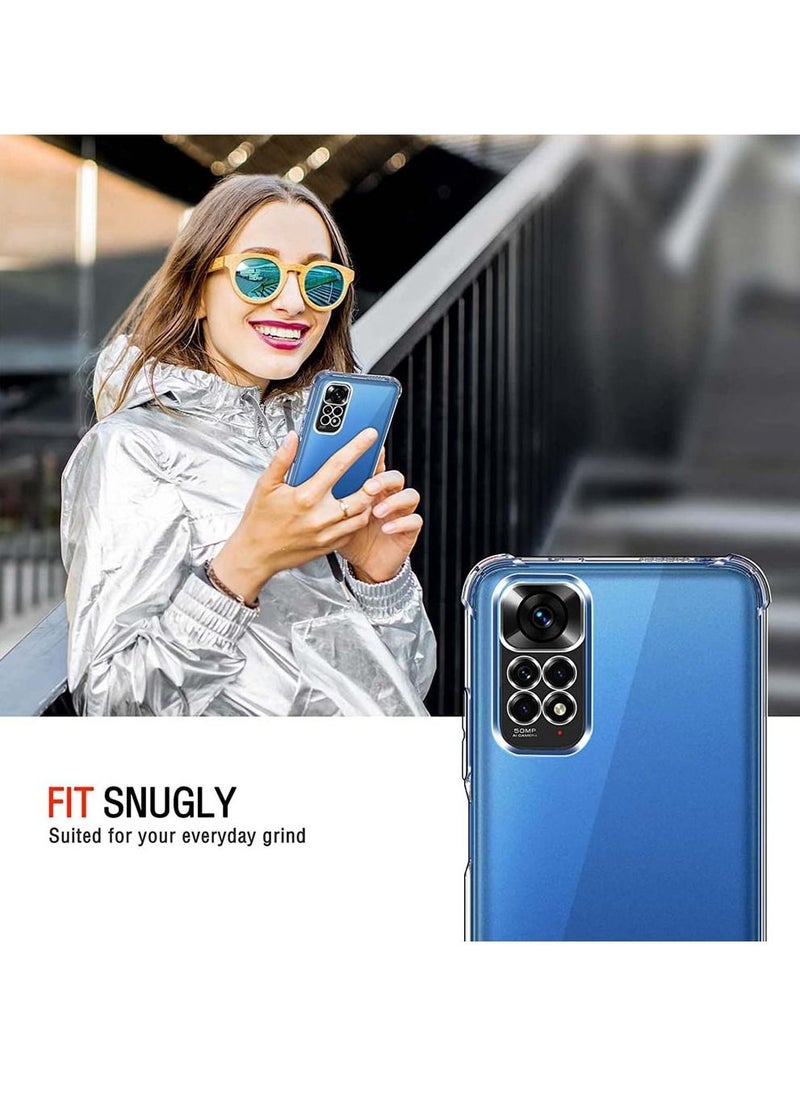 Houmt Redmi Note 11 Pro 4G/5G Case Slim Anti Scratch Shock Absorption Bumper TPU Shockproof Protective Cover  - Image 2