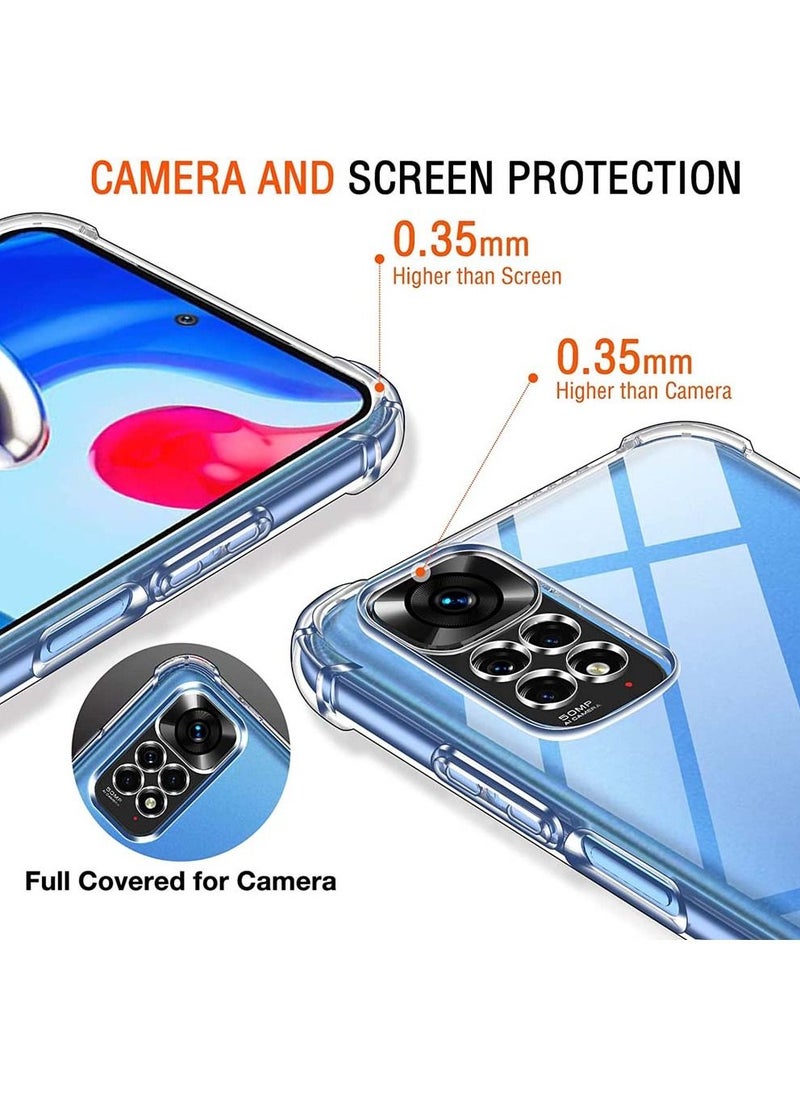 Houmt Redmi Note 11 Pro 4G/5G Case Slim Anti Scratch Shock Absorption Bumper TPU Shockproof Protective Cover  - Image 3