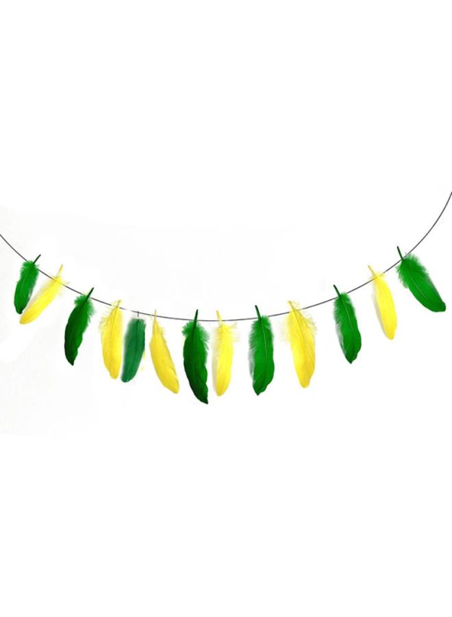 Sharpdo Party Decoration Balloons And Feather Banner - Image 2