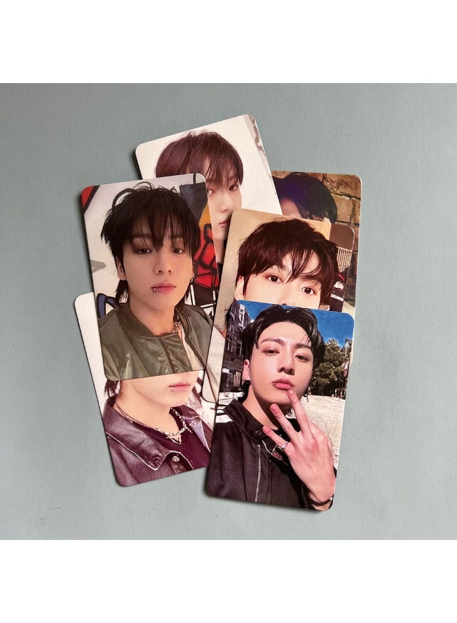 NIBEMINENT 6 Pcs Kpop BTS - JUNG KOOK GOLDEN Lomo Cards Card For Fans Collection Gifts - Image 2