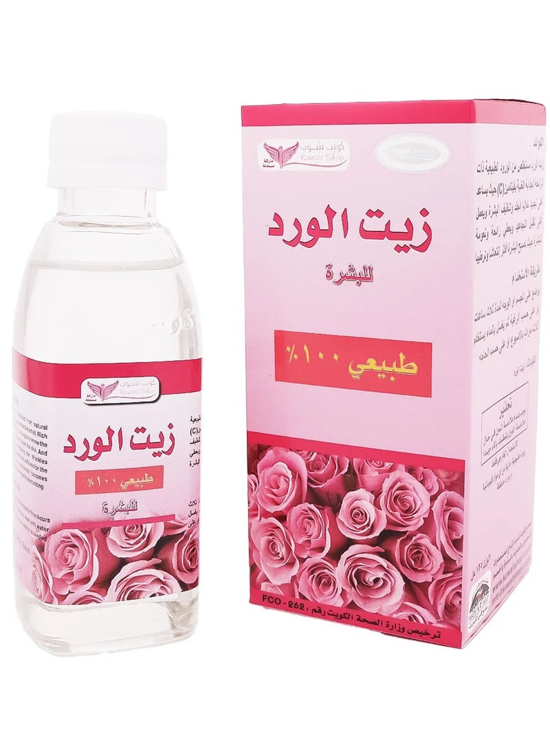 Kuwait Shop Rose Oil Clear 125ml - Image 1