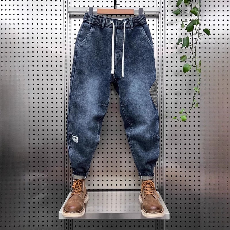 Unisex Classic Denim Jeans Loose Fit Daily Outdoor Wear - Image 1