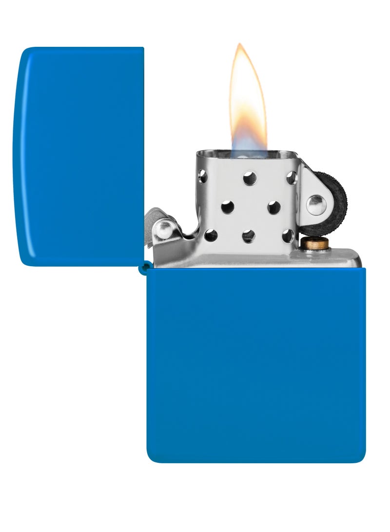 Zippo ولاعة مقاومة للرياح غير لامعة باللون الأزرق السماوي 48628 - Image 3