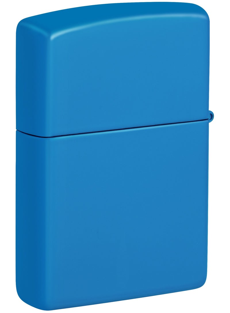 Zippo ولاعة مقاومة للرياح غير لامعة باللون الأزرق السماوي 48628 - Image 2