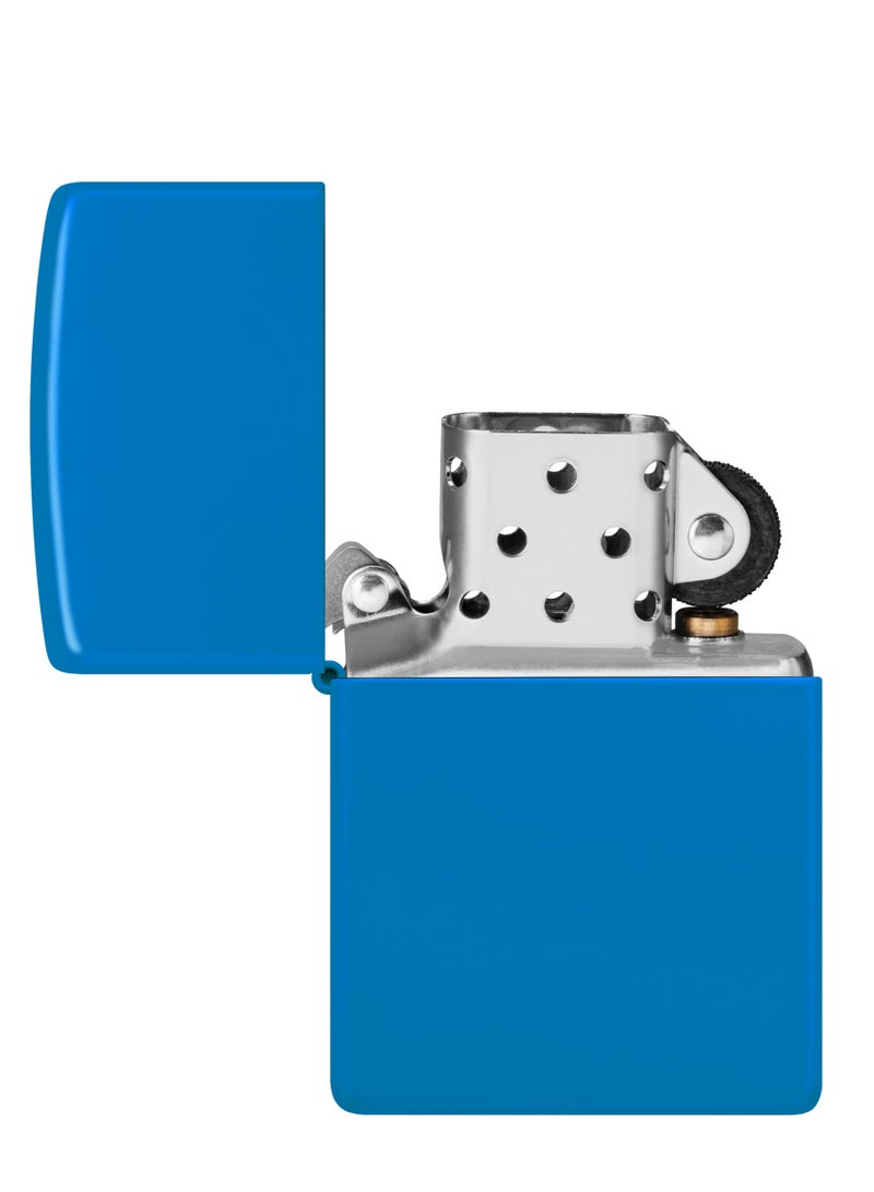 Zippo ولاعة مقاومة للرياح غير لامعة باللون الأزرق السماوي 48628 - Image 4