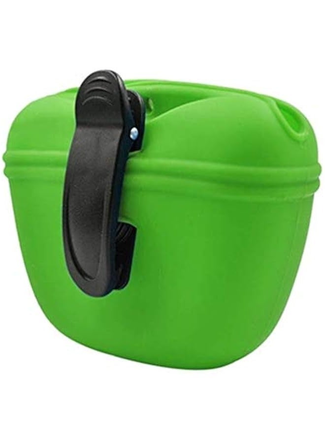 Generic Silicone Dog Treat Pouch-Small Training Bag-Portable Dog Treat Bag for Leash with Magnetic Closure and Waist Clip【US Design Patent】 - Image 1