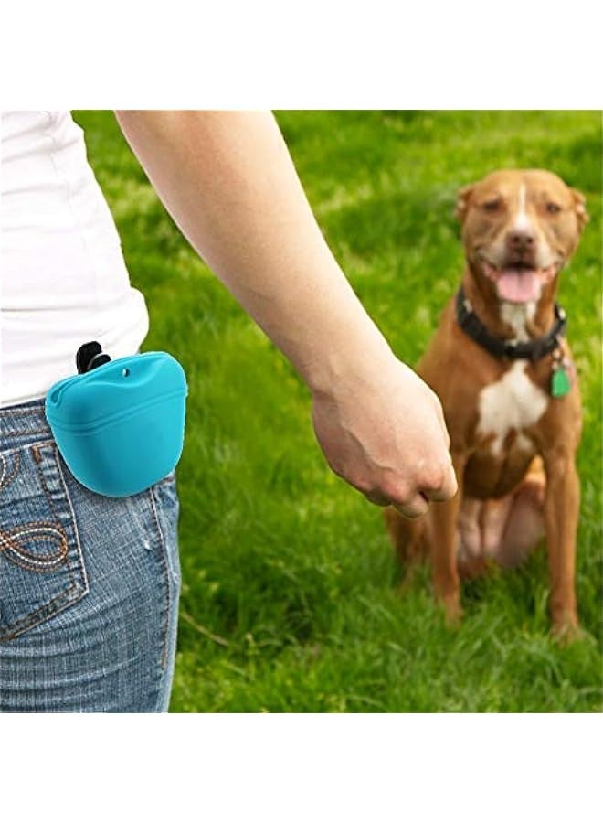 Generic Silicone Dog Treat Pouch-Small Training Bag-Portable Dog Treat Bag for Leash with Magnetic Closure and Waist Clip【US Design Patent】 - Image 5