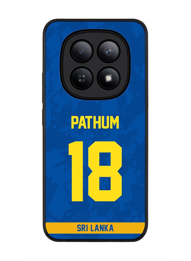 For Xiaomi Redmi Note 15 5G / Poco M8 Case,Slim fit Camera Protection, Shockproof Thin Phone cover  - Sri lanka Pathum Nissanka, Jersey No 18