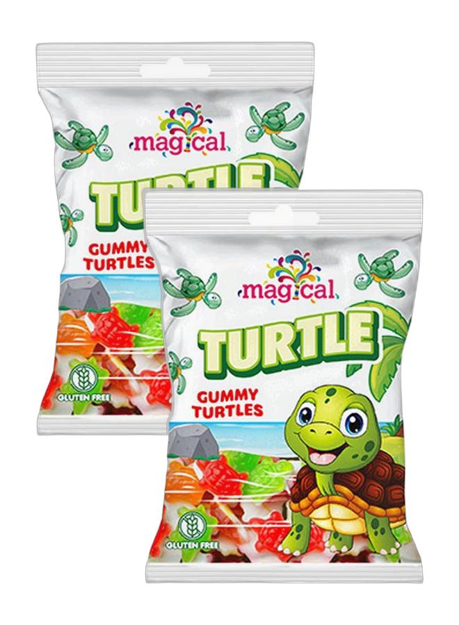 Magical Gummy Candy Turtles 80 grams (Pack of 2) - Image 1